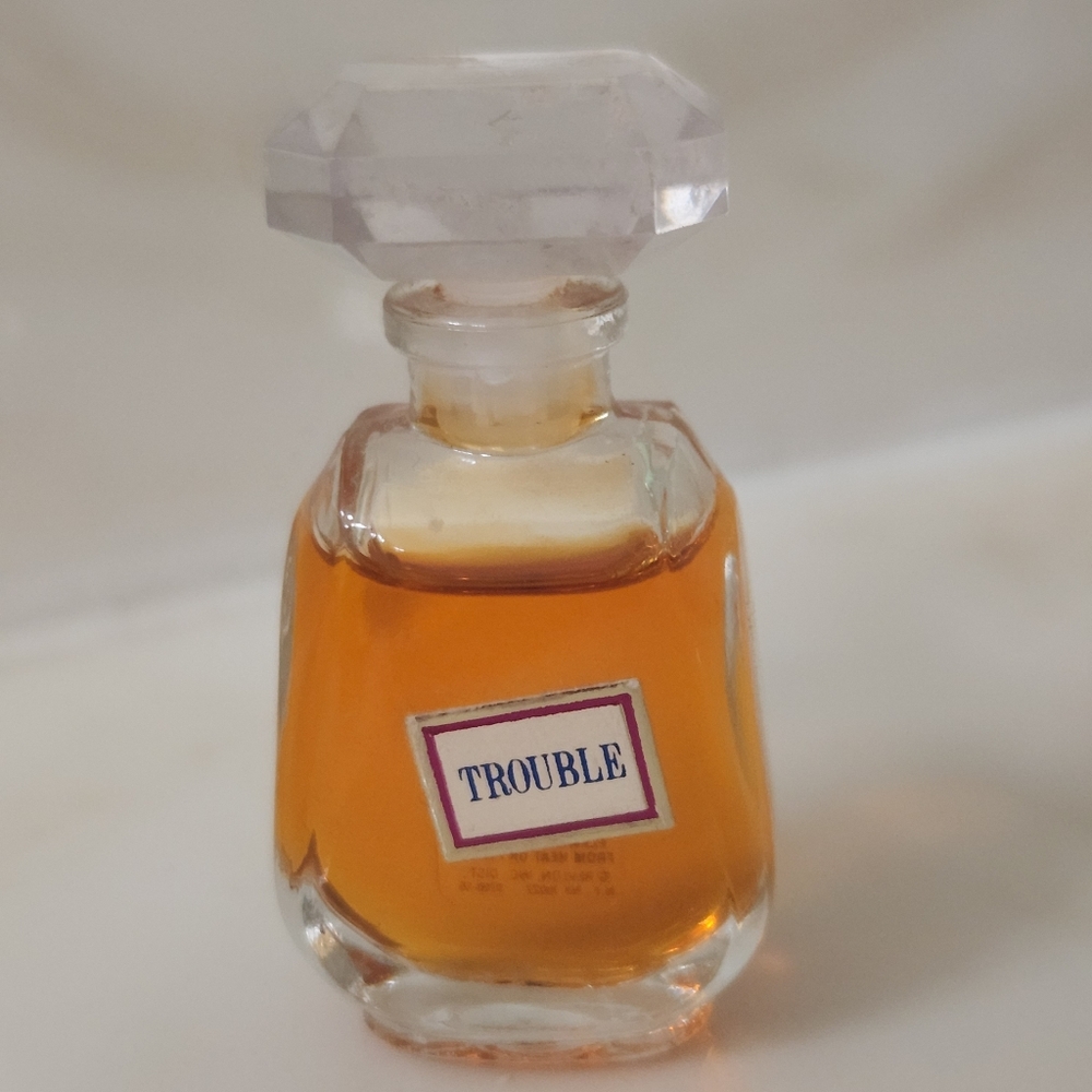 Trouble Revlon MINI Perfume Splash 0.1 Fl Oz / 2.96 ml, As Pictured
